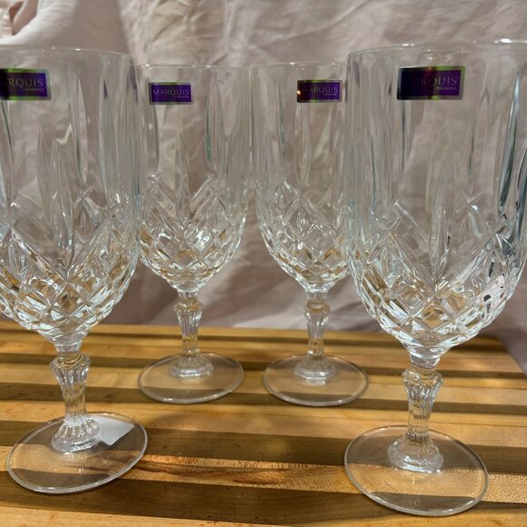 Marquis by Waterford Markham Iced Beverage Glasses Set of 4 18.5 oz